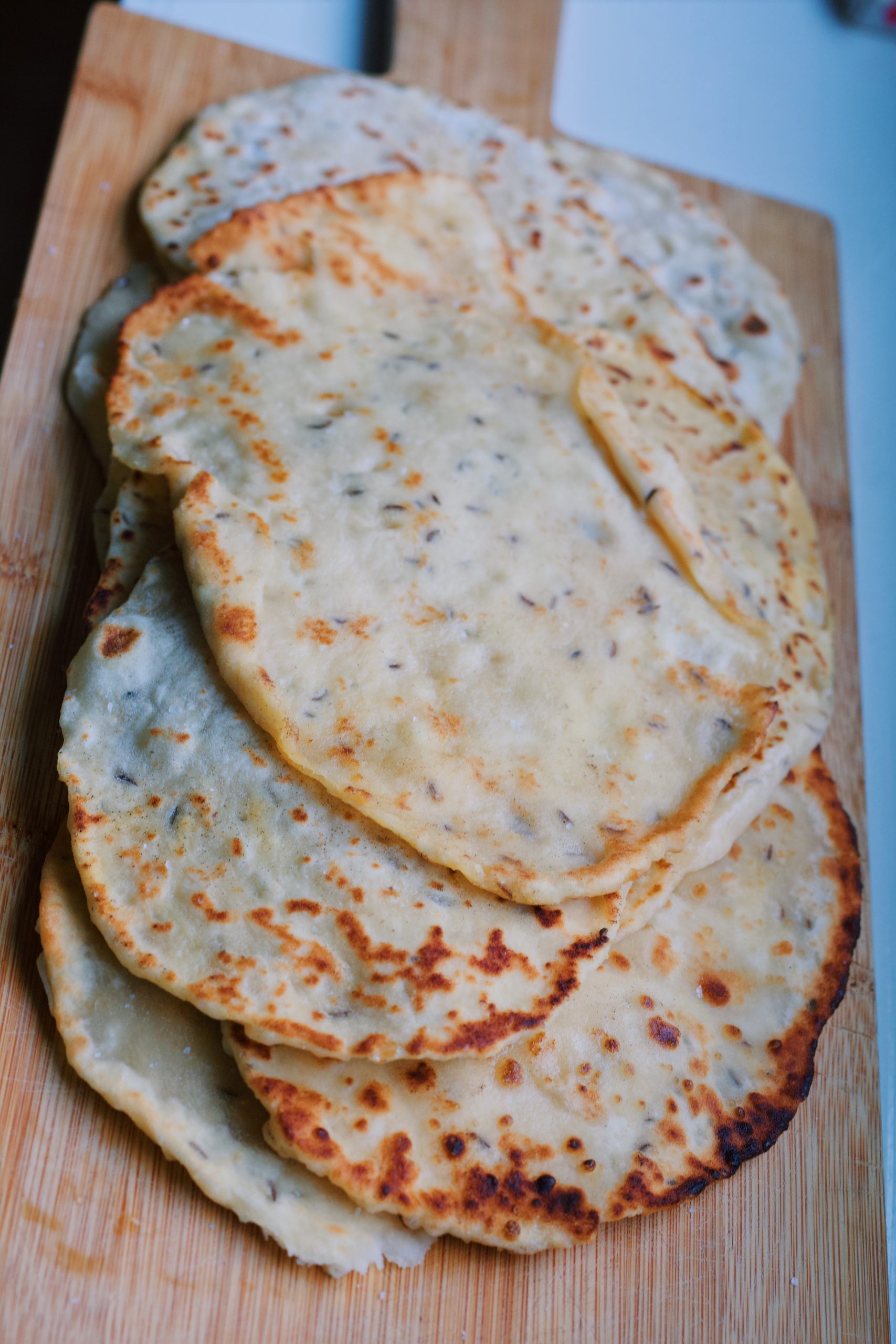 Flatbread met karwijzaad