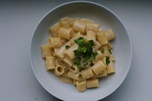 Rigatoni ai quattro formaggi (4 kazen)