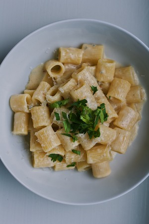 Rigatoni ai quattro formaggi (4 kazen)